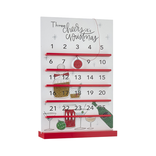 RAZ Country Kitchmas 62.2cm/24.5" Holiday Cheer Advent Calendar RAZ