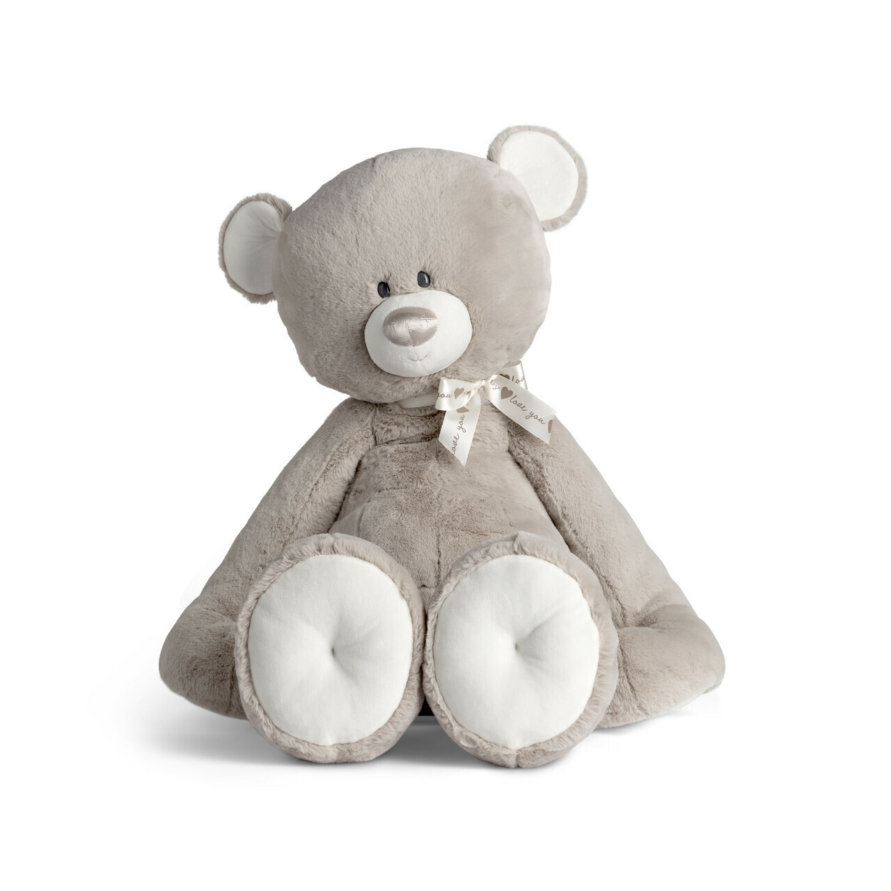 DEMDACO Baby 90cm/36" Neutral Jumbo Teddy