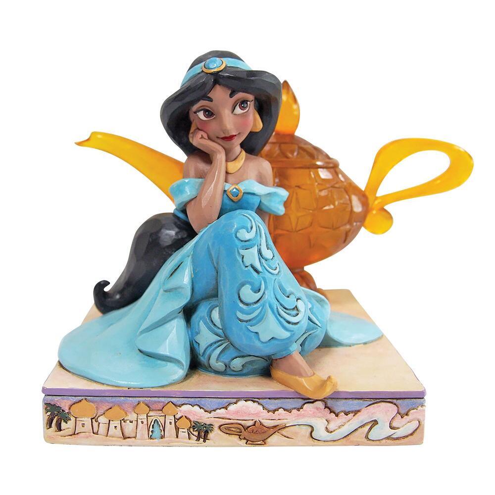 Disney Traditions Jasmine And Genie Lamp (30th Anniversary)