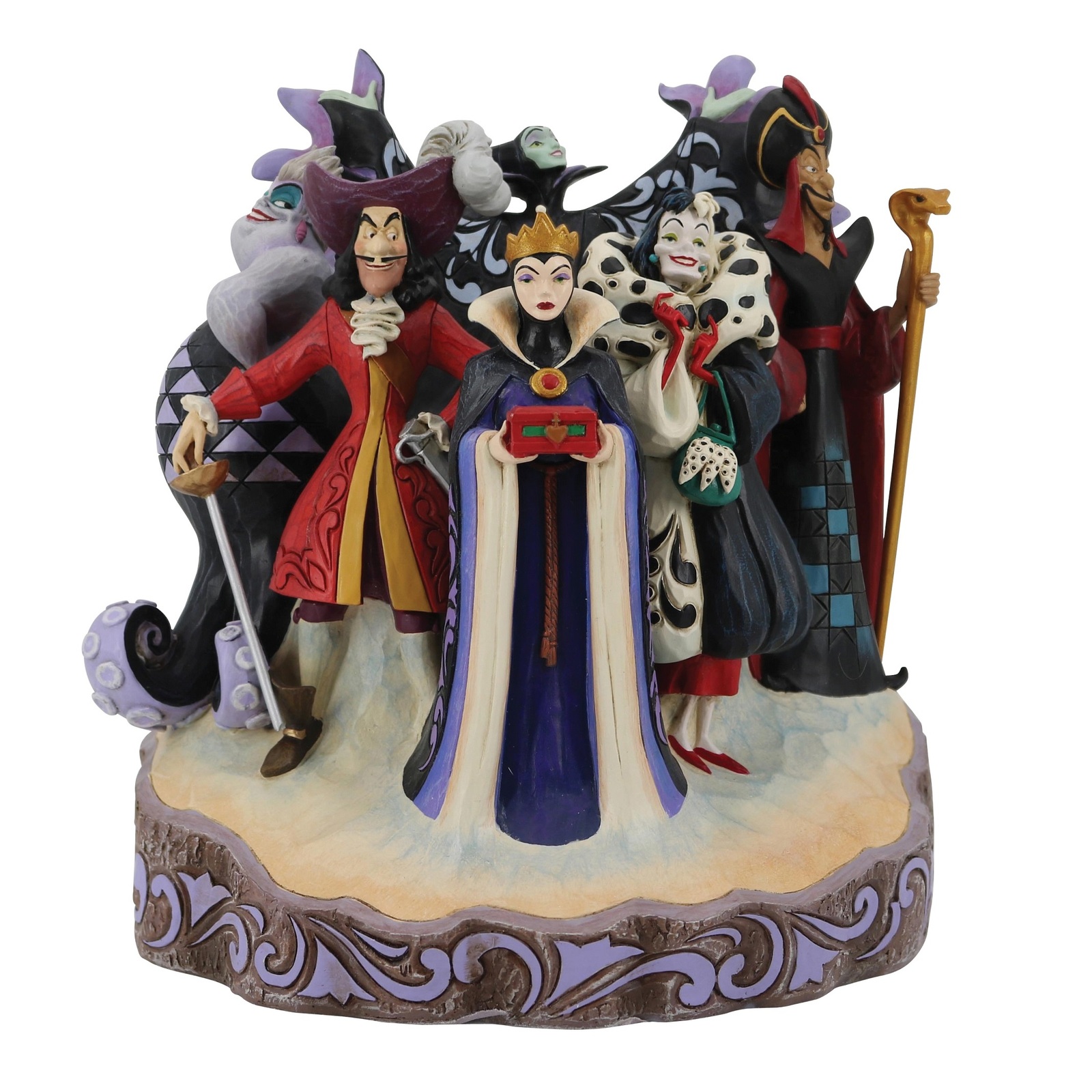 DAMAGED BOX - Disney Traditions Villains Carved by Heart By Jim Shore