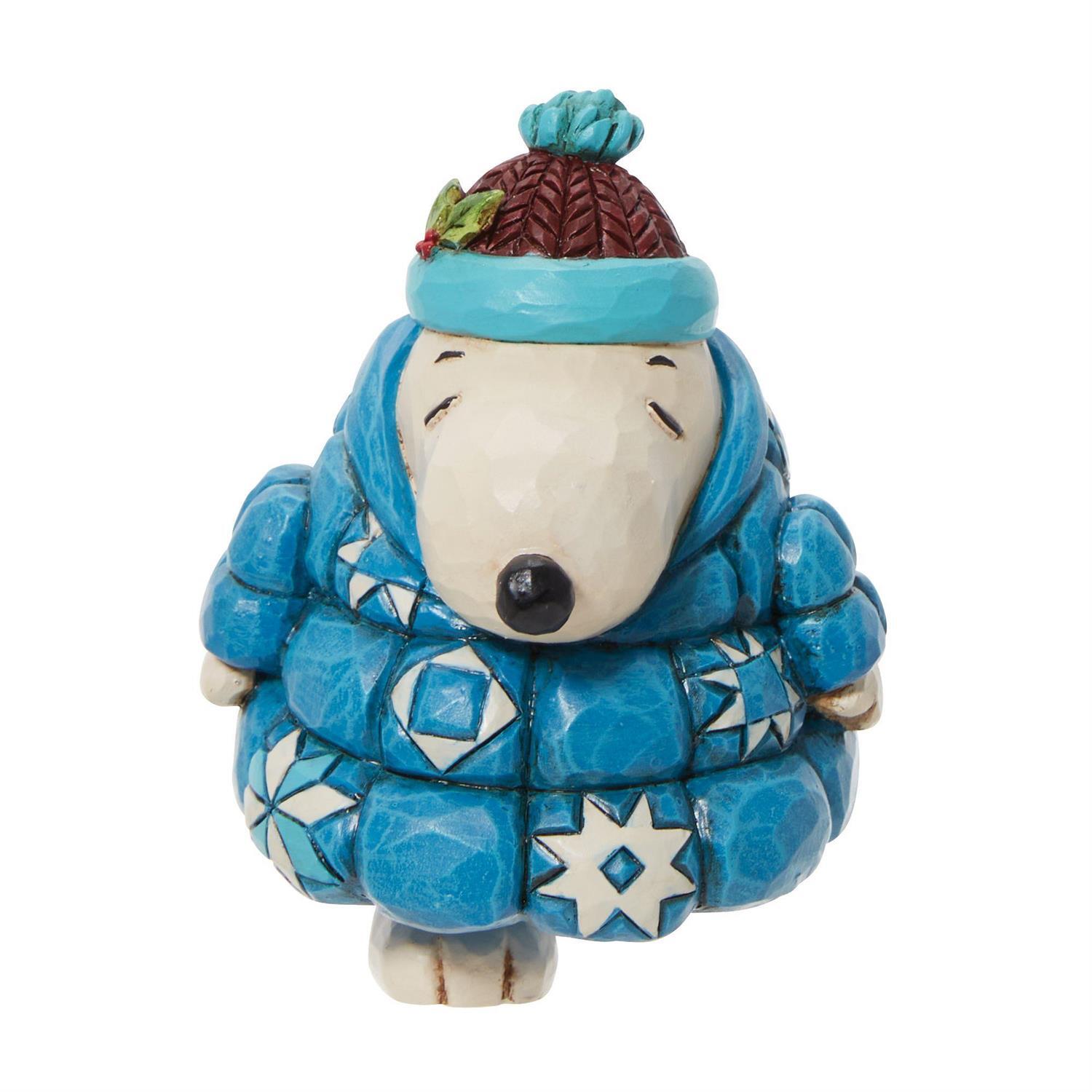 Peanuts By Jim Shore 8.4cm/3.3" Mini Snoopy Wearing Puffer Jacket
