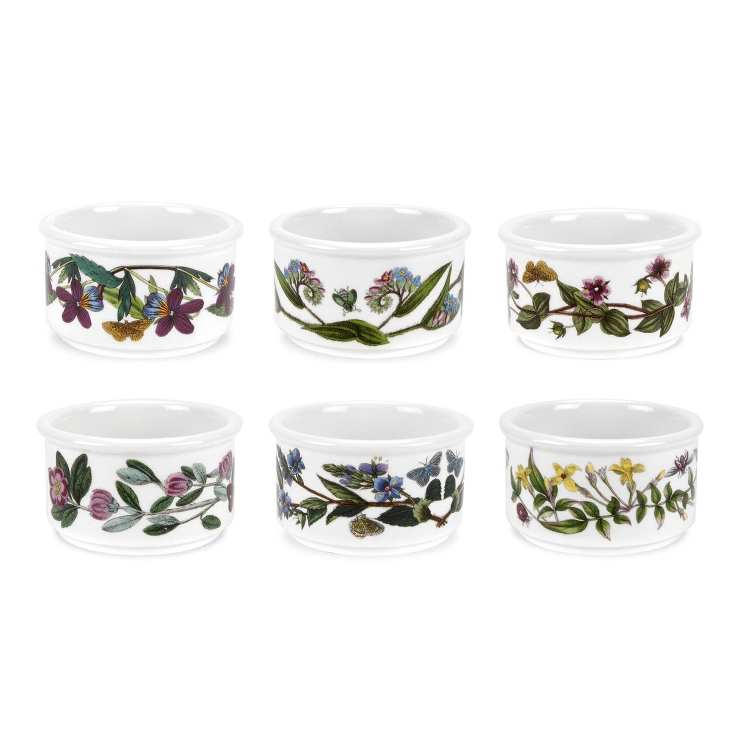 Stacking Ramekins 0.15L/5oz Stacking Ramekins (Set of 6) from Botanic Garden by Portmeirion