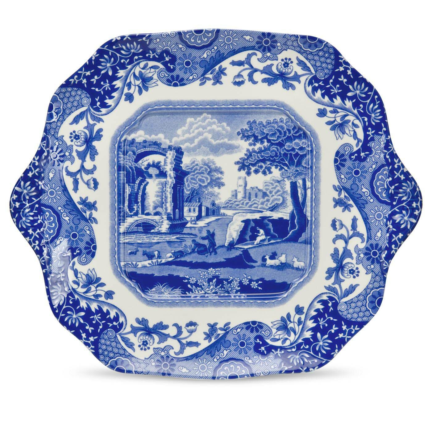 Spode Blue Italian 28cm/11" Bread & Butter Plate