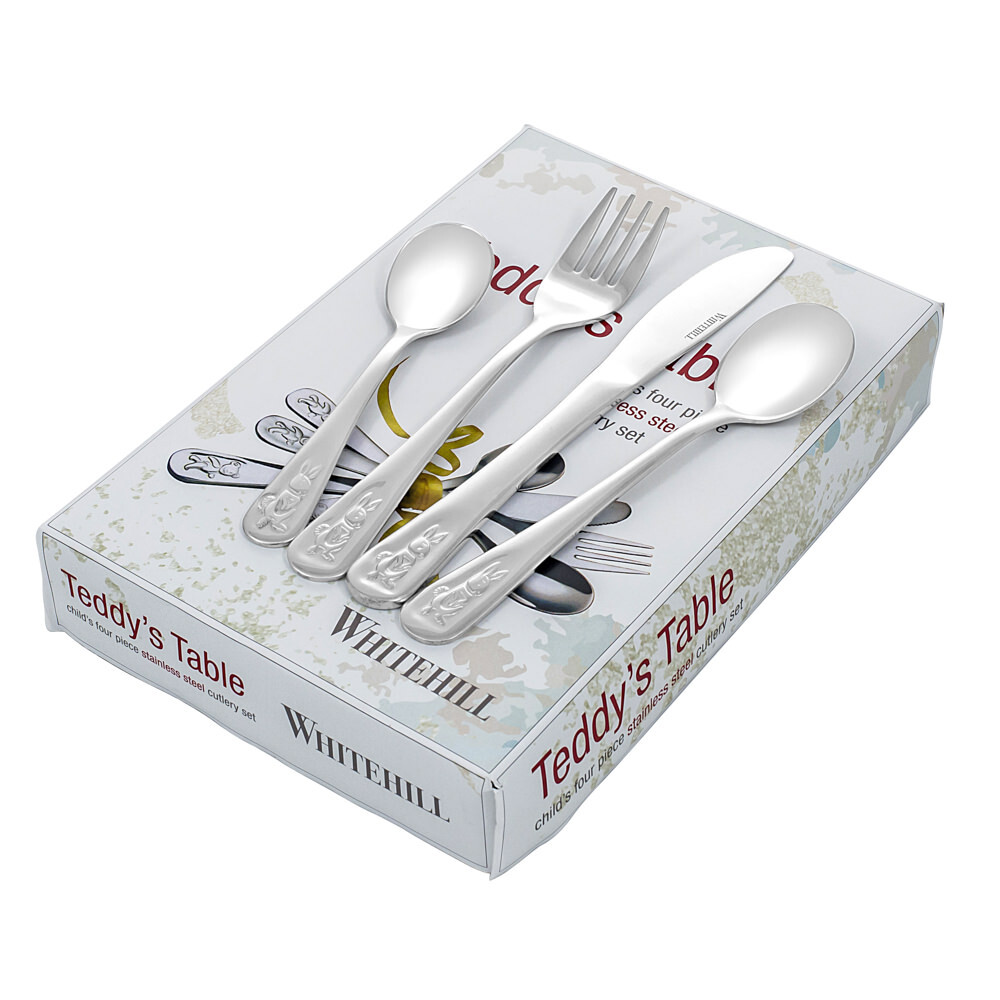 Whitehill Baby Stainless Steel Bunny's Bistro Stainless Steel Cutlery