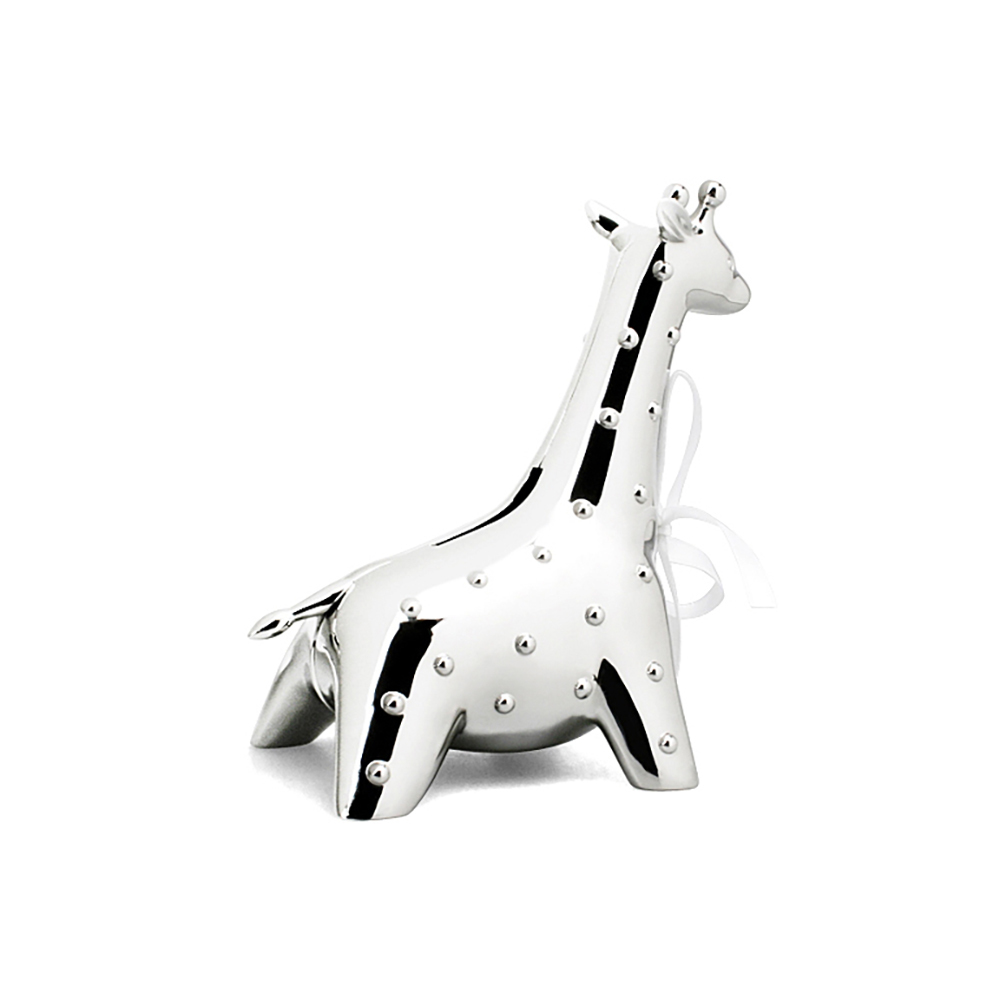 Whitehill Baby Giraffe Money Box Whitehill Silver