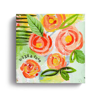 DEMDACO Kelly Rae Roberts - 15x15cm/6x6" Wild & Free Wall Art