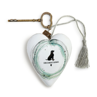 DEMDACO Art Heart - 10cm/4" Unconditional Love