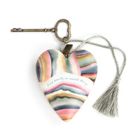 DEMDACO Art Heart - 10cm/4" Find Beauty