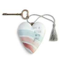 DEMDACO Art Heart - 10cm/4" With You Art Heart
