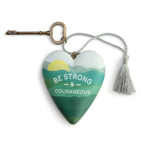 DEMDACO Art Heart - 10cm/4" Be Strong