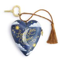 DEMDACO Musical Art Heart - 10cm/4" To The Moon Art Heart