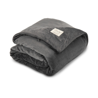 DEMDACO Giving - 66x122cm/26x48" Charcoal Weighted Blanket