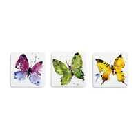 DEMDACO Dean Crouser - 7.5cm/3" Butterflies Magnets (S/3)