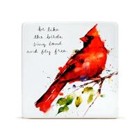 DEMDACO Dean Crouser - 10x4x10cm/4x1.5x4" Spring Cardinal Plaque