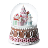 Roman Christmas - Musical Gingerbread 100mm Rotating Dome
