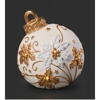 Roman Christmas - 23cm/9" Lit Snowflake Ornament
