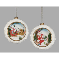 Roman Christmas - 10cm/4" Carved Santa HO (2AT)
