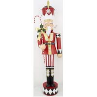 Mark Roberts Nutcrackers -152cm/60" Christmas Nutcracker With Candy Cane