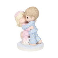 Precious Moments - 14cm/5.6" Couple Kissing In PJs