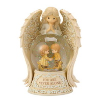Precious Moments - 17.7cm/7" Guardian Angel Musical Snow Globe