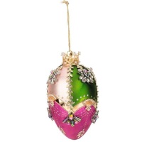 Mark Roberts  - Pink & Green Faberge Egg HO