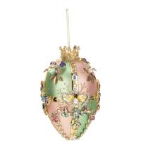 Mark Roberts - 18cm/7" Faberge Jewel Turquoise/Pink Egg