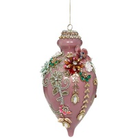 *NEW* Mark Roberts - 20cm/8" King's Jewel Fancy Finial Mauve HO