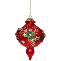 *NEW* Mark Roberts - 20cm/8" King's Jewel Fancy Finial Red HO