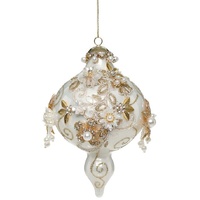 *NEW* Mark Roberts - 20cm/8" King's Jewel Extra Fancy Finial White HO