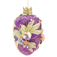 Mark Roberts - 18cm/7"Faberge Jewel Easter Egg Purple HO