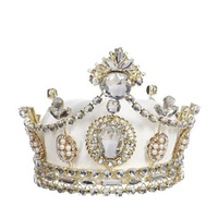 Mark Roberts Crowns - 15x12.5cm/6x5" Ivory Tiara Crown