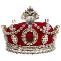 Mark Roberts Crowns - 15x12.5cm/6x5" Red Tiara Crown
