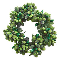 RAZ Seasons Frost - 10cm/4" Berry Candle Ring