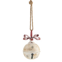 RAZ Wonder & Joy - 20cm/7.75" Glittered Jinglebell with Bow HO