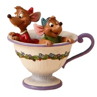 Disney Traditions - 11.4cm Jaq & Gus in Teacup