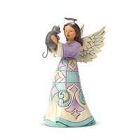 Heartwood Creek - 12.5cm/5" Pint Sized Angel With Kitten