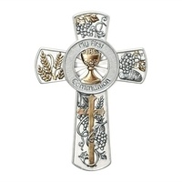Roman Joseph's Studio - 20cm/8" Silver/Gold Wall Cross