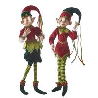 RAZ Holly & Pine - 76cm/30" Posable Elf (2AT)