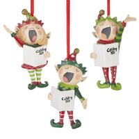 RAZ Treasured Moments - 10.8cm/4.25" Caroling Elves HO (3AT)
