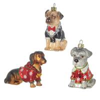 RAZ Holiday Spectacular - 11.4cm/4.5" Dog In Suit HO (3AT)