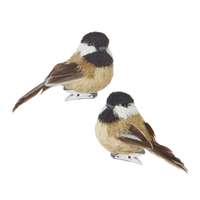 RAZ Seasons Frost - 9cm/3.5" Clip-on Bird HO (2AT)