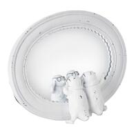 RAZ Dashing Through The Snow - 20cm/7.75" Penguin Mirror