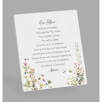 Roman Giftware - 13/5" Lord's Prayer Plaque