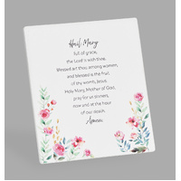 Roman Giftware - 13/5" Hail Mary Plaque