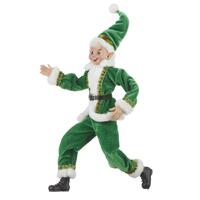 RAZ Holiday Spectacular - 40cm/16" Green Posable Elf