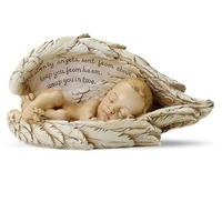 Roman Joseph's Studio - 11cm/4.25" Baby In Wings Sleeping