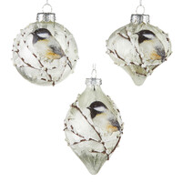 RAZ Christmas In The Garden - 12.5cm/5" Chickadee HO (3AT)