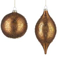 RAZ Winterberry - 10cm/4" Gold Textured HO (2AT)
