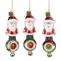 RAZ Eric Cortina - 12cm/4.75" Retro Santa Ball HO (3AT)