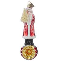 RAZ Eric Cortina - 16.5cm/6.5" Elegant Snowflake Santa HO 